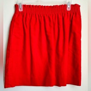 J.Crew pull on linen skirt 6